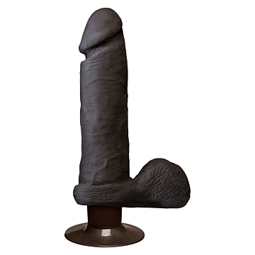 Doc Johnson Black Cock Vibrator Black TPE/TPR