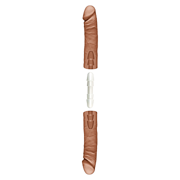Doc Johnson Double 40cm Caramel TPE Dildo