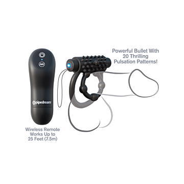 Fantasy C-Ringz Black Pipedream - ABS/PVC-Silicone