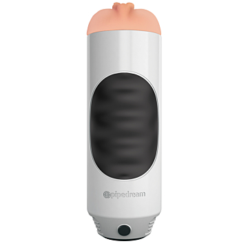 Pipedream Extreme Toyz Mega Grip Stroker White ABS/PVC TPE/TPR