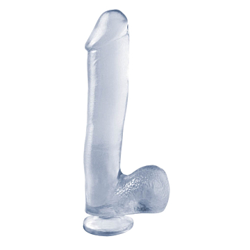 Basix Transparent Suction Dong PVC