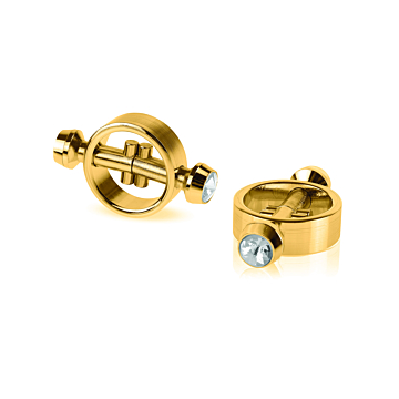 Fetish Fantasy Gold Magnetic Clamps Gold