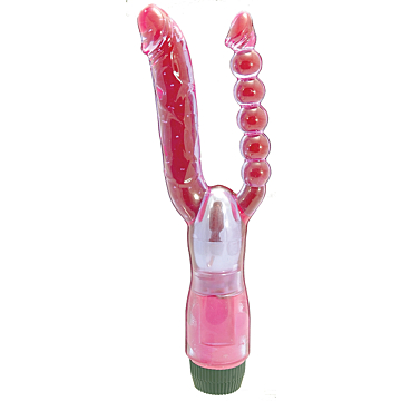 SevenCreations Clear Pleasure DP Vibe Transparent ABS/PVC
