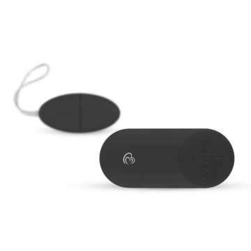 EasyToys - Remote Control Vibrating Egg - Black