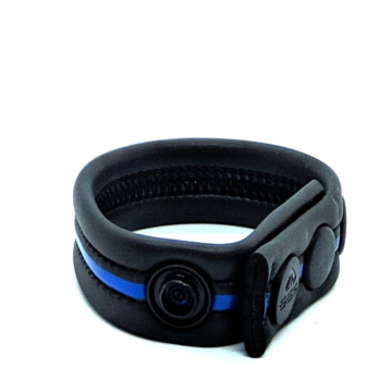 665 Race with Ease Blue Neoprene Gun Strap.