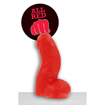 All Black Vibrant Red Silicone & TPE/TPR