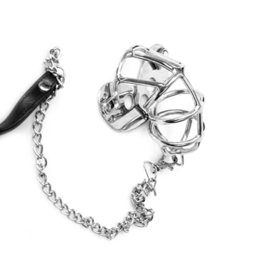 Kiotos Silver Lace Chastity Cage
