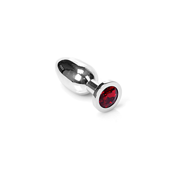 Anal Plug - Kiotos Jewel Steel Red 6cm