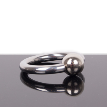 Penis ring - Kiotos ZE Bowl Magnetic Ball C-Ring 10x55 white