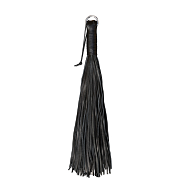 Kiotos Black Leather Whip - 100 Strings