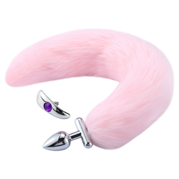 Kiotos Pink Tail Plug Stainless Steel.