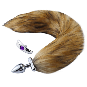 Kiotos Brown Tail Plug - Silicone