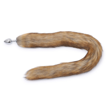 Anal Plug - Kiotos Fox Tail Plug Brown Long, 83cm