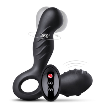 Nomitang Spotty P-Spot Massager Black Silicone.