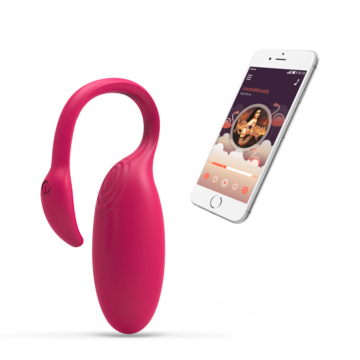 App-controlled bullet vibrator - Magic Motion Flamingo 7.2cm Fuchsia