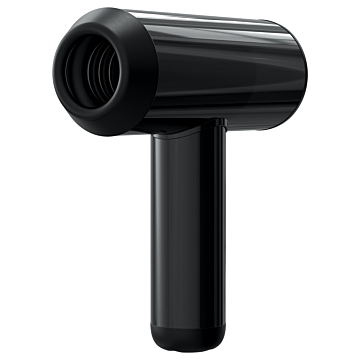 Pipedream PDX Elite Hydrobator Tunnel Black ABS/PVC Silicone