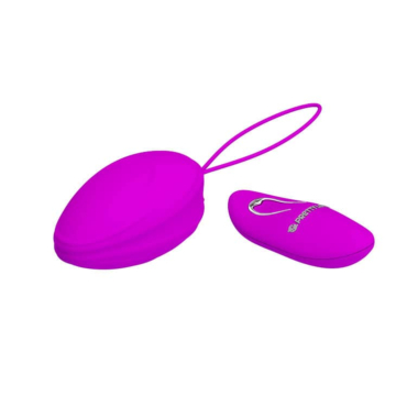 Remote control egg vibrator - Pretty Love Hyper Egg, 12.8cm, Fuchsia