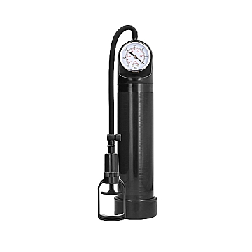 Penis pump - Pumped Comfort Pump With Advanced PSI Gauge, 20cm, Black