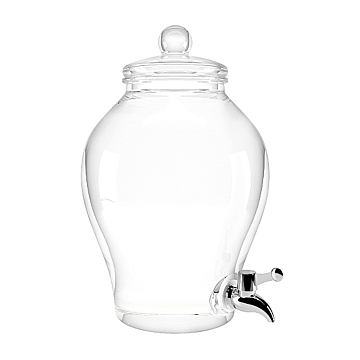 Shots Media 5L Glass Jar Transparent