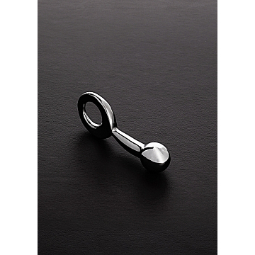 Triune Prostate Plug Silver Stainless Steel.