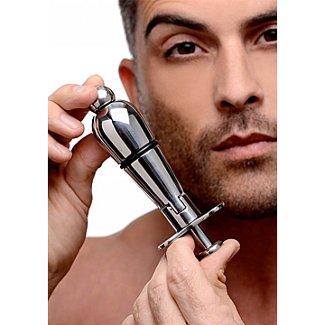 XR Brands Secure Euphoria Petite Ass Lock Silver Stainless