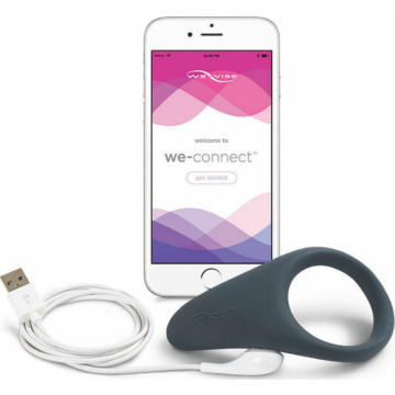 Vibrating Penis Ring - We-Vibe Verge Cockring Slate, 11.4cm