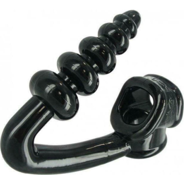 Anal Plug - XR Brands Master Series Tower, 19cm, Black
