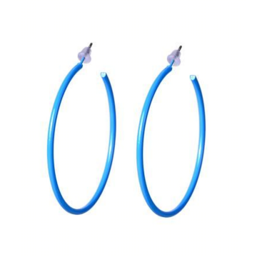 Stand Out Blue Neon Earrings.