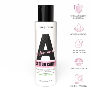 Anal Lubricant A is for Cotton Candy 120 ml