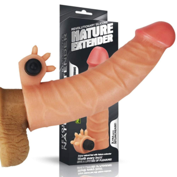 Add 1.5" Vibrating Silicone Extender
