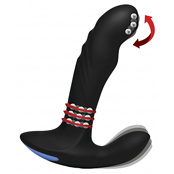 XR Brands-Alpha-Pro's 17X P-Trigasm Black ABS/PVC Silicone