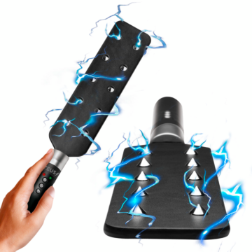 E-Stim Spiked Paddle - Black