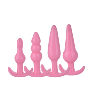 Anal Pleaure Plug Set Pink 4pcs