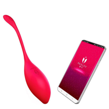 Realov Serena Smart Mini Vibe Red App Controlled 