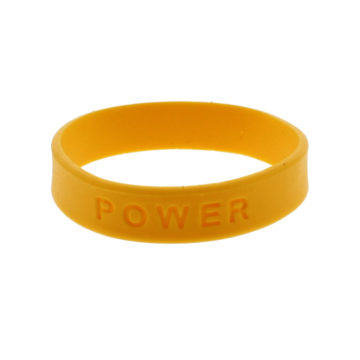 Yellow POWER Bracelet" by Boost Energy.