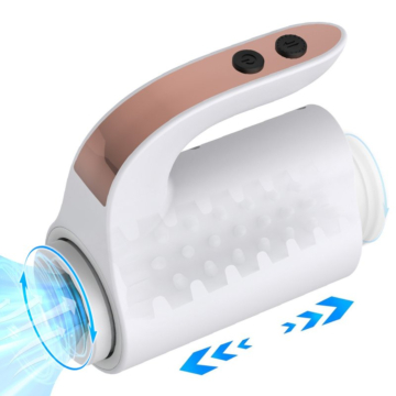 Automatic Rotation Telescopic Male Masturbator Cup