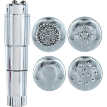 Toyz4lovers Silver Multi-Head Clit Stimulator ABS/PVC