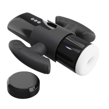 PRETTY LOVE - LARISSA SUCTION MASTURBATOR WITH VIBRATION + SUPPORT