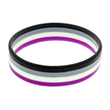 Blank.Asexual Bracelets.Multi Silicone.