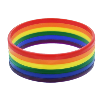 Rainbow Bliss Bracelets Multi Silicone