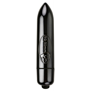 Rocks Off Gunmetal Bullet Black ABS/PVC.