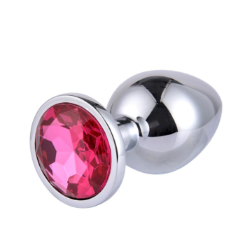 Kinksters Silver Gem Plug - Small & Stunning