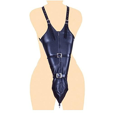 Kinksters Black Vegan Leather Camisole