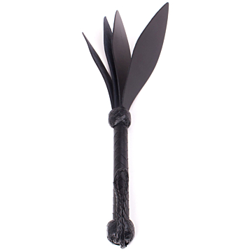 Kiotos 3-Fold Black Leather Slaper.