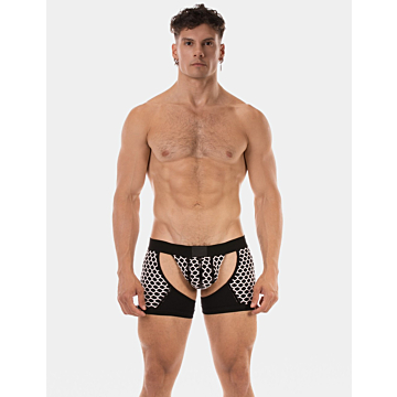 Barcode Berlin Chaps Boxer-Jockstrap Revo White-Black