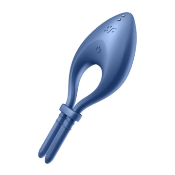 Satisfyer Bullseye Ring - Blue App Controlled