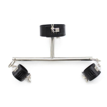 Toyz4lovers Ultimate Restraint Black Steel Leather.