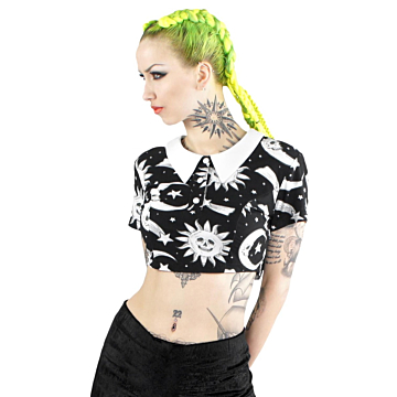 Galactic Vibes Crop Top - Undefined - Undefined - Undefined