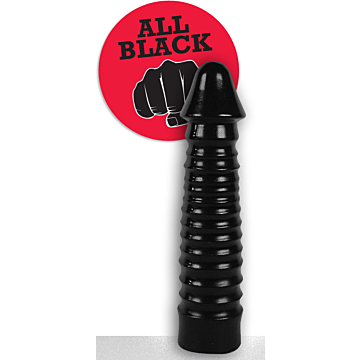 All Black Blackout Fun ABS/PVC Solid Dildo