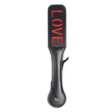 Toyz4lovers Double Paddle Black Leather & Vegan